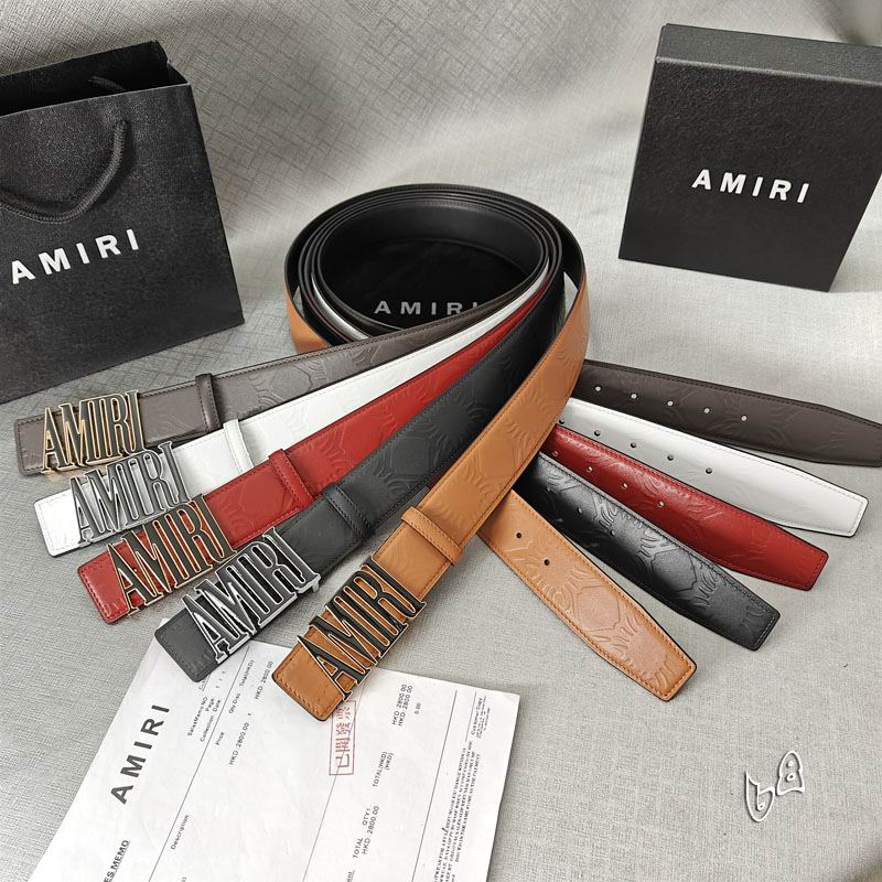 Amiri belt 38mmX90-125cm lb02